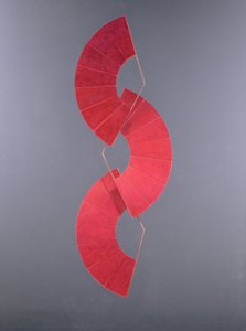 Red Fans、2005（アクリル）